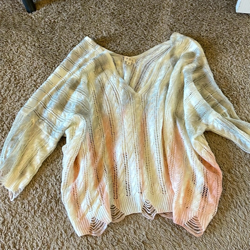 Brand new ombré colored POL sweater. Extra oversized.